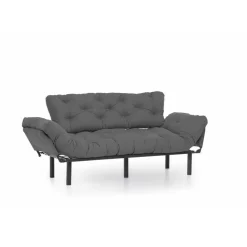 Gaborone Triple (185 x 85 x 70 cm) Grå 3-sitssoffbädd