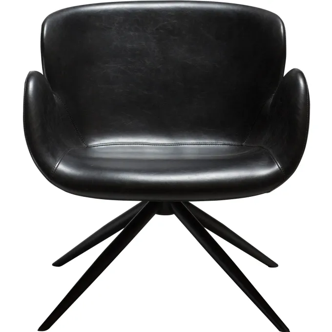 Gaia Loungefåtölj Vintage Black