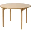 Garbo Matbord Rund 120 cm Naturlig Ek