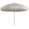 Gatsby Parasoll 256 cm Grå/Vit
