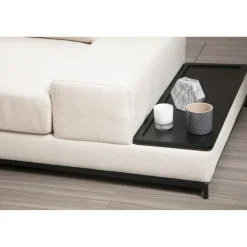 Ghent med sidobord (320 x 102 x 84 cm) Beige 4-sits soffa