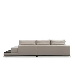 Ghent med sidobord (320 x 102 x 84 cm) Beige 4-sits soffa