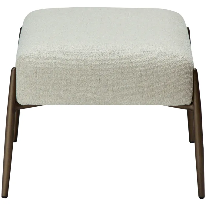 Glam Fotpall Bone White