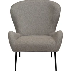 Glam Loungefåtölj Pebble Earth, Black Metal, 85 cm