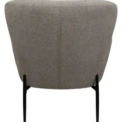Glam Loungefåtölj Pebble Earth, Black Metal, 85 cm