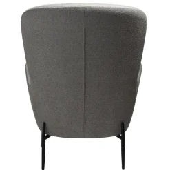 Glam Loungefåtölj Pebble Earth, Black Metal, 75 cm