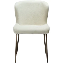 Glam Stol Bone White, Antique Brass