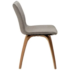 Glee Stol Pebble Earth Bouclé, Oak