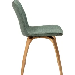 Glee Stol Pebble Green Bouclé, Oak