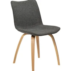 Glee Stol Pebble Grey Bouclé, Oak