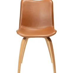 Glee Stol Vintage Light Brown Art.Leather, Oak