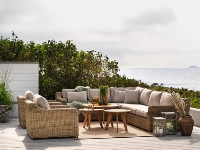 Glendon 2-Sits Soffa H/V Rustik