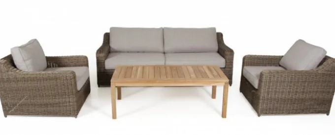 Glendon 3-Sits Soffa Rustik