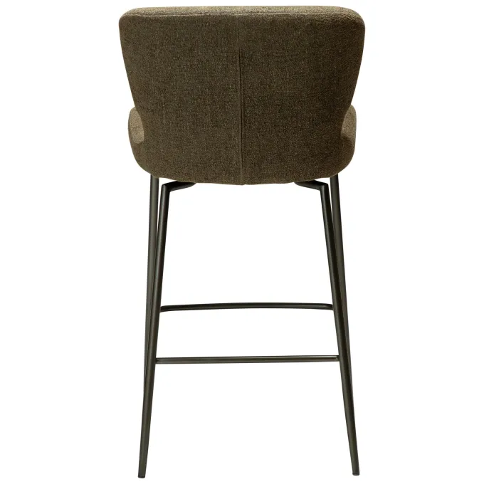 Glory Barstol Svängbar Dark Olive, Antique Brass