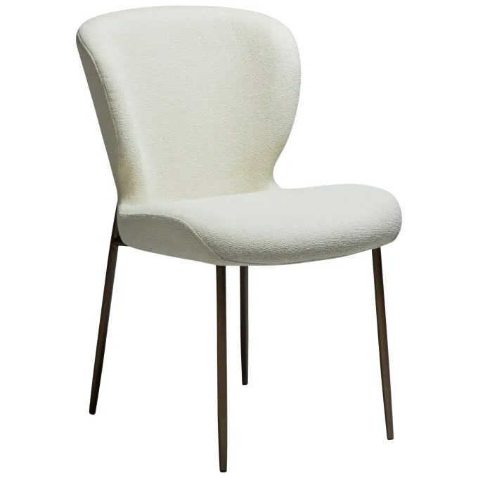 Glory Stol Bone White, Antique Brass