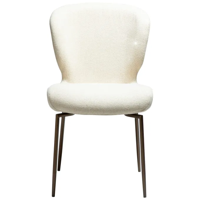 Glory Stol Svängbar Frosted Almond, Antique Brass