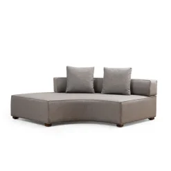Gondol (180-105 x 70 cm) Grå Hörnsoffa