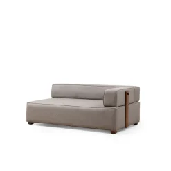 Gondol (105-180 x 105 x 70 cm) grå Hörnsoffa
