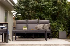 Gordon 3-sits Soffa 199x89 cm Antracit