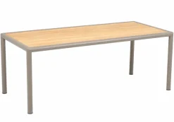 Gordon Soffbord 140x65 cm Khaki/Teak