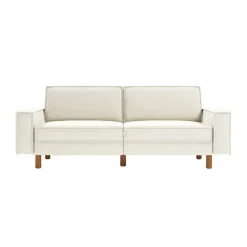 Gothenburg (223 x 89 x 87 cm) 3-sitssoffa Mjölkskum valnöt