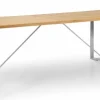Gotland Matbord 220x95 cm Borstat Stål/Teak