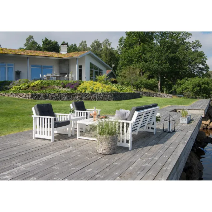 Gotland Utebord 60 x 120 cm Vit