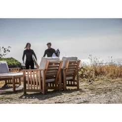Gotland Utefåtölj Brun