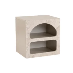 Graz (50 x 40 cm) Nattduksbord Travertinmarmor sandsten