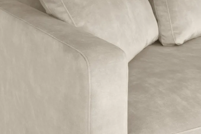 Grim 3-sits XL Soffa Torre Beige