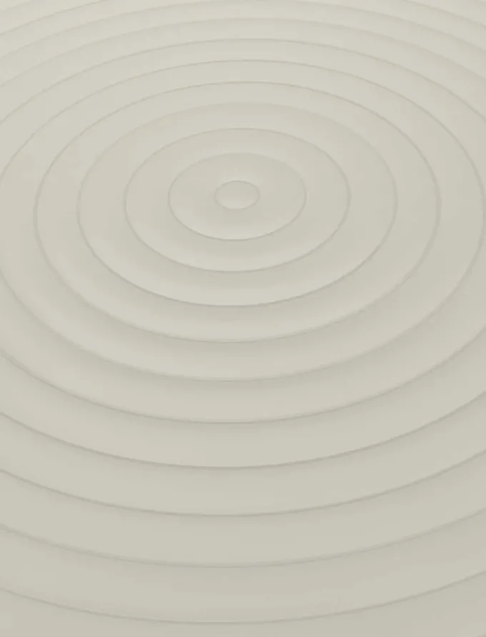 Groove Cafebord Rund 70cm Putty