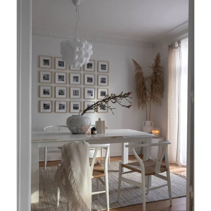 Gross 50 cm Taklampa Vit matt