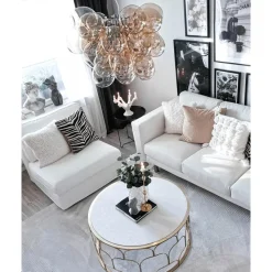 Gross Grande Taklampa Amber