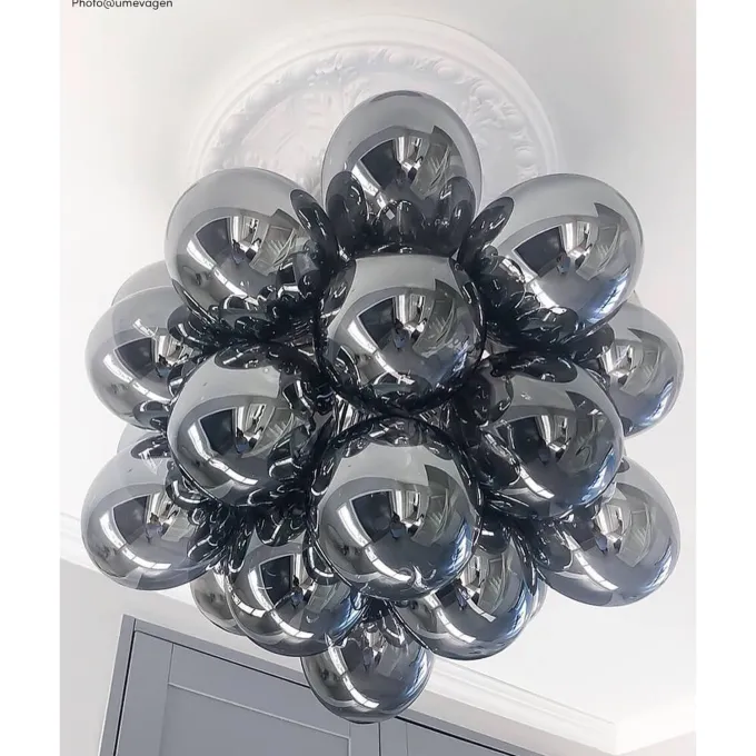 Gross Grande Taklampa Rökgrå