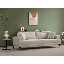 Harare 3-sits (234 x 100 x 78 cm) 3-sitssoffa Ecru