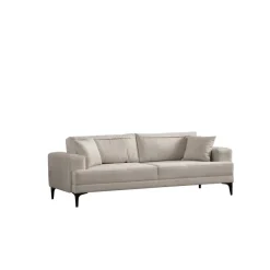 Harare 3-sits (234 x 100 x 78 cm) 3-sitssoffa Ecru