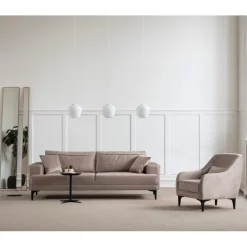 Harare 3-sits (234 x 100 x 78 cm) 3-sitssoffa Beige