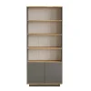Helsingfors Open (75 x 168,3 x 26,8 cm) Bokhylla Atlantisk furu antracit