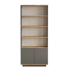 Helsingfors Open (75 x 168,3 x 26,8 cm) Bokhylla Atlantisk furu antracit