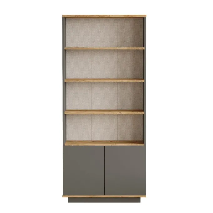 Helsingfors Open (75 x 168,3 x 26,8 cm) Bokhylla Atlantisk furu antracit