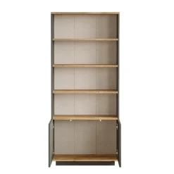 Helsingfors Open (75 x 168,3 x 26,8 cm) Bokhylla Atlantisk furu antracit