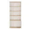 Helsingfors Open (75 x 168,3 x 26,8 cm) Bokhylla Atlantisk furu vit