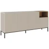 Helsingfors Sideboard Sandsten naturlig ek svart