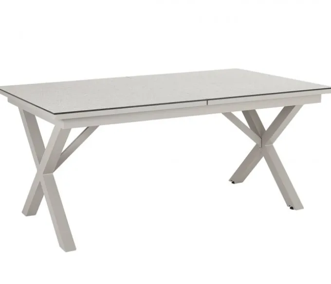 Hillmond Bord 100x166-226 cm Khaki/Beige Terrazzo