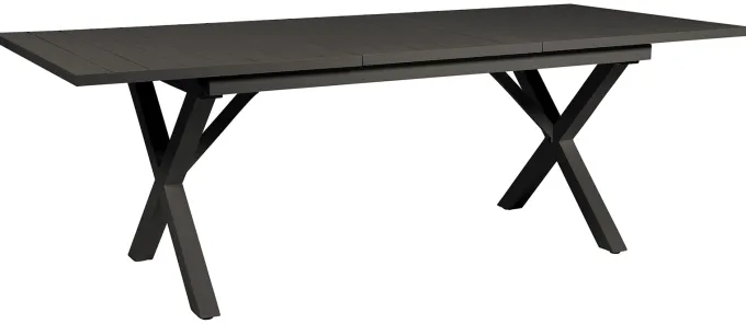 Hillmond Bord 100x160-220 cm Svart
