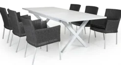 Hillmond Bord 100x240-310 cm Vit
