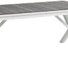 Hillmond Bord 100x166-226 cm Vit/Grå Laminat