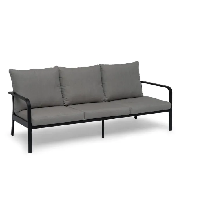Hånger 3-sits soffa Svart/Gråbeige