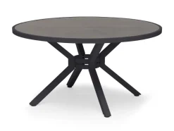 Hånger Utebord Ø140 cm Svart