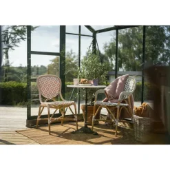 Holmenäs Caféstol Karm Rosa